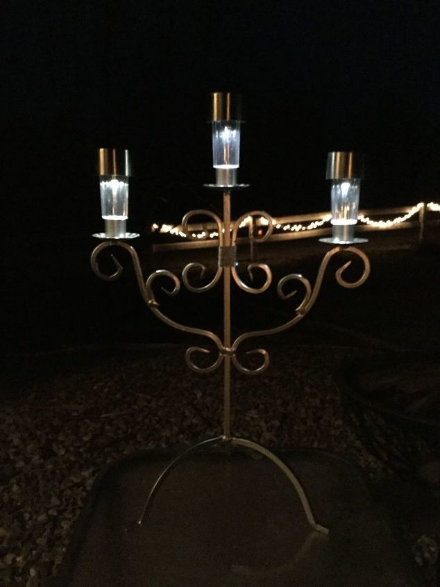 s 16 stunning ways for you to add solar lighting, Spray Paint A Solarabra