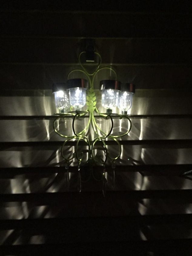 s 16 stunning ways for you to add solar lighting, Create A Neon Colored Chandelier