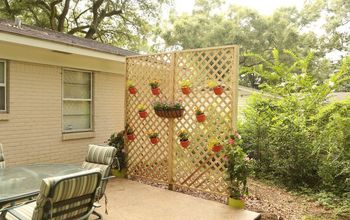Lattice Wall for Backyard Privacy