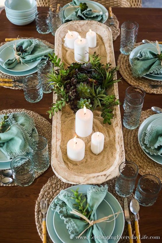 how to make a simple diy succulent centerpiece in 3 easy steps