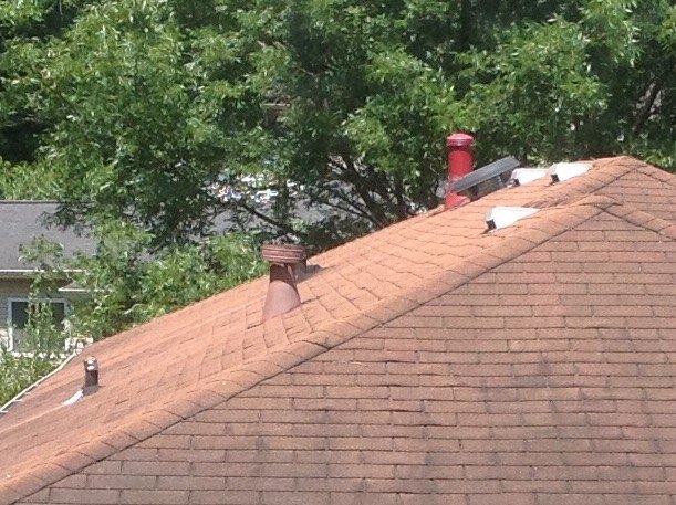 what are the things on my neighbors roof called