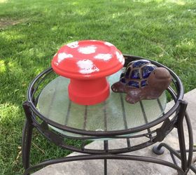 flower pot to mushroom cup holder