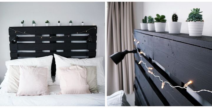 how to make the perfect pallet headboard, The final result