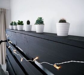 how to make the perfect pallet headboard, Final result after decorating