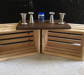 my wood crate nightstand