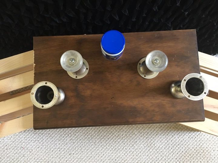 my wood crate nightstand