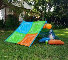 s 17 parents who deserve a standing ovation today, This mom who crafted a fun backyard tent
