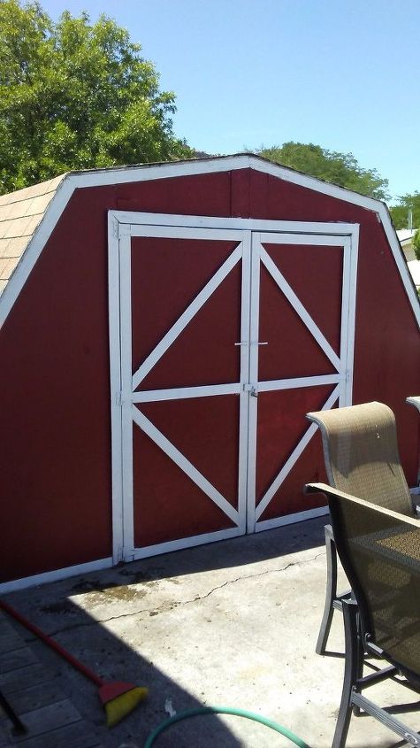turn your shed into a mini barn, Trimming Time