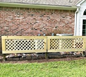 Build a Removable Trellis Screen to Hide Your Air Conditioners