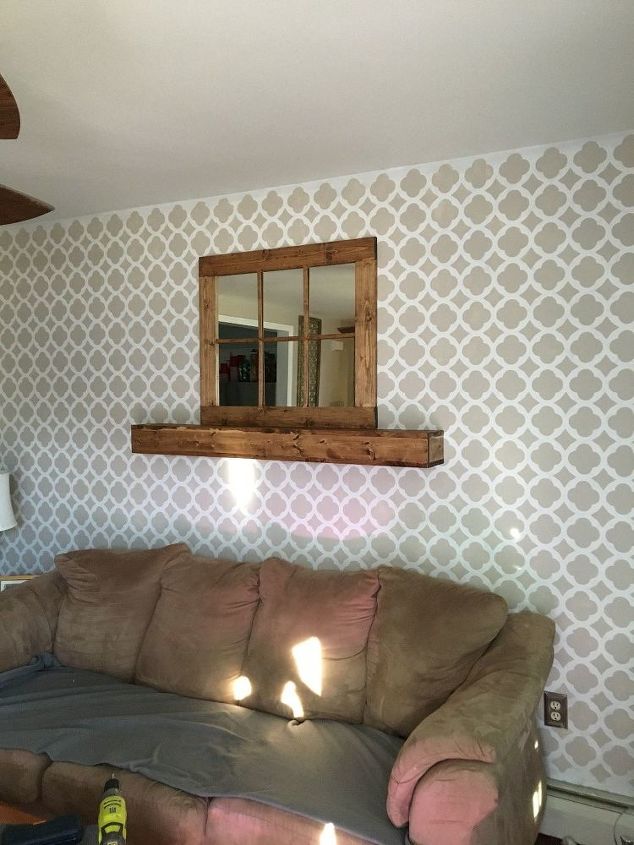 15 projetos de decorao para transformar sua sala de estar instantaneamente, manto DIY prateleira flutuante