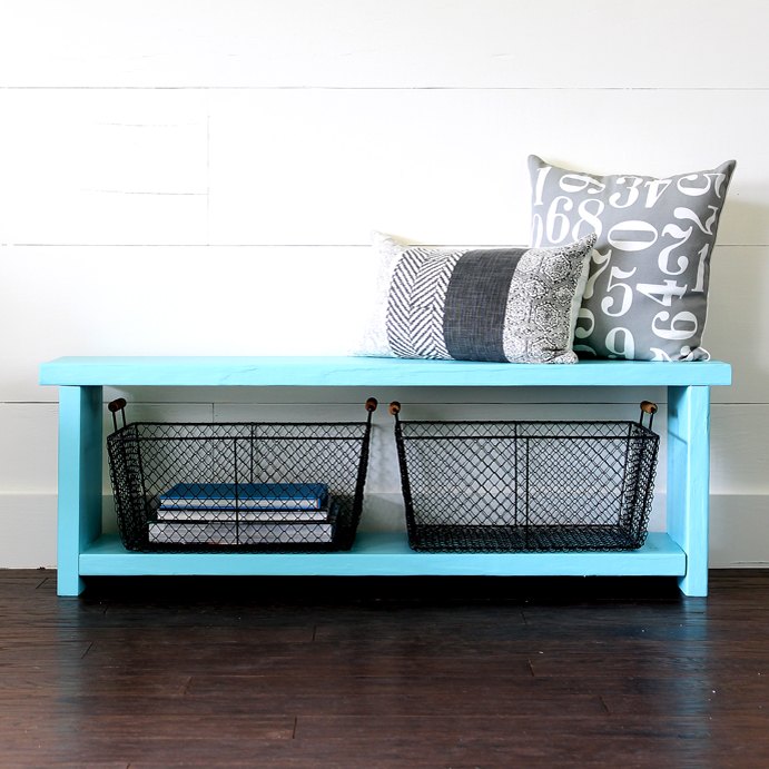 s add a hint of farmhouse style in your home with these ideas, This Storage Bench