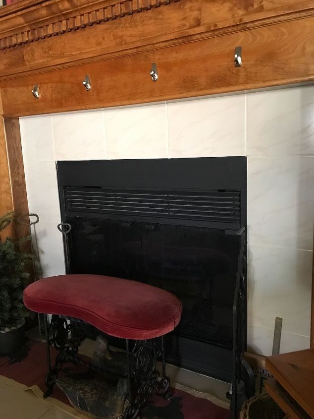 q help i have 80 s tile around my fireplace