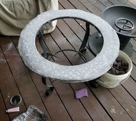 fire pit makeover