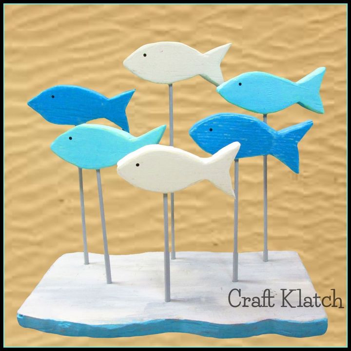 decorao easy beach escultura de peixe