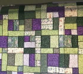 hang a privacy curtain with magnets, Beautiful quilt made by my friend Linda
