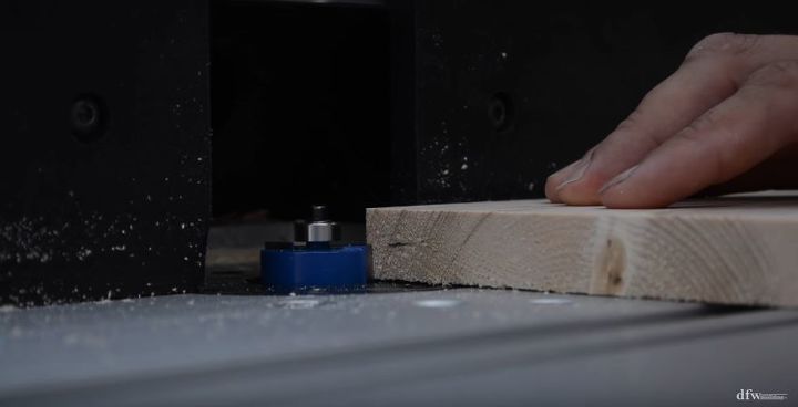 make your own shiplap, Adjust bit height