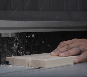 make your own shiplap, Making the first cut