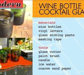 wine bottle cocktail glasses
