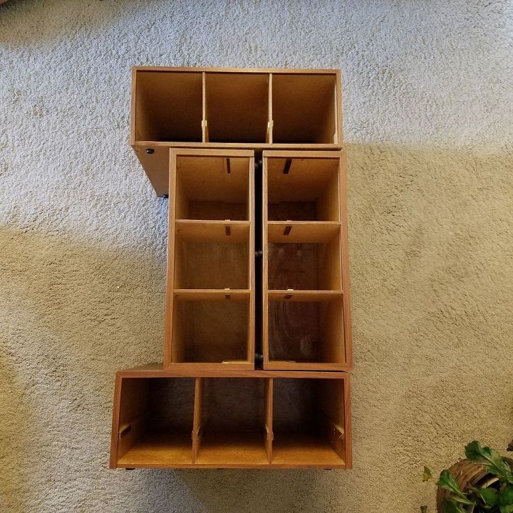 q i want to repurpose these 4 old cd dvd holders