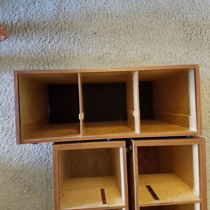 q i want to repurpose these 4 old cd dvd holders