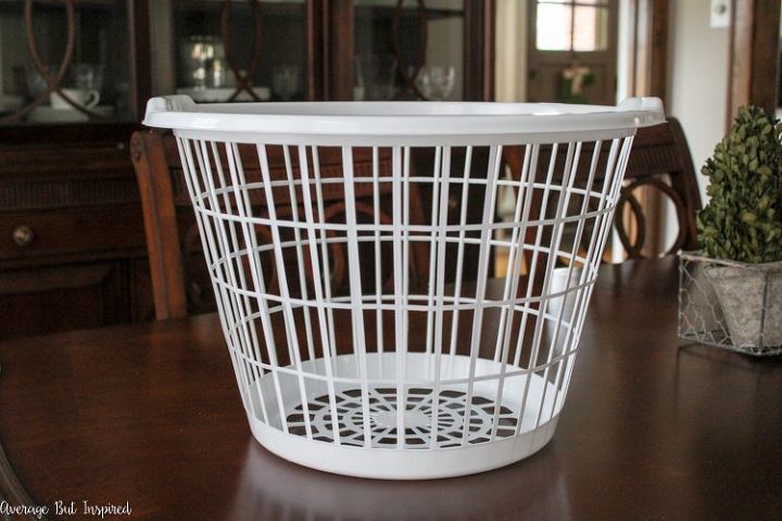laundry basket upcycle