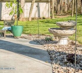 s 15 inexpensive tricks to help you landscape without stressing out, Use Rocks Not Mulch For A Professional Look