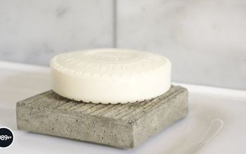 Modern Concrete Soap Dish DIY
