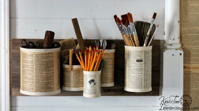 31 brilliant ways to repurpose everyday items into perfect organizers, Transform Tin Cans