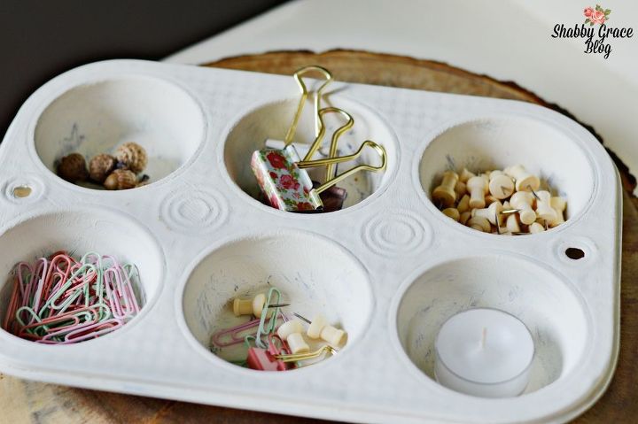 31 brilliant ways to repurpose everyday items into perfect organizers, Repurpose A Muffin Tin
