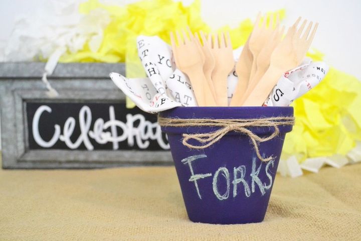 31 brilliant ways to repurpose everyday items into perfect organizers, Decorate Terracotta Pots