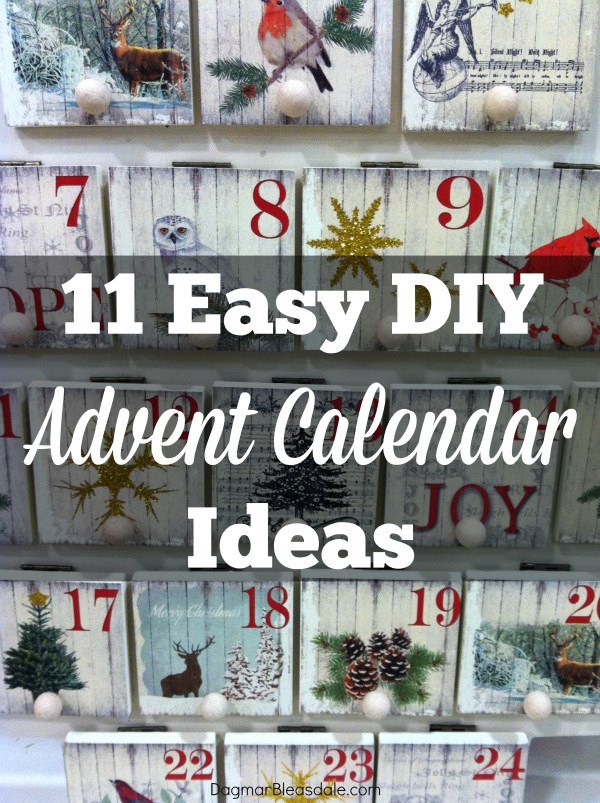 11 easy diy advent calendar ideas