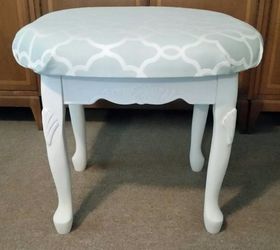 road side table turned ottoman
