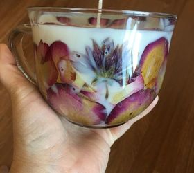 How To Make Dried Flower Candles