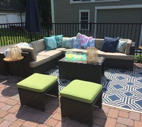 Pool Patio Makeover- How We Doubled the Space