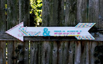 DIY Vintage Inspired Arrow Sign