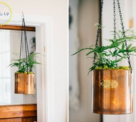 s 15 exquisite ways to show off your prized flowers, Drill Chains Into A Copper Tin