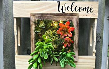 Succulent Address or Welcome Sign Planter