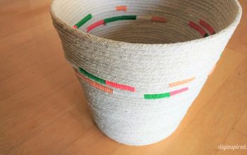 DIY Rope Waste Basket