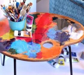 Artist Side Table From Old Chair Hometalk