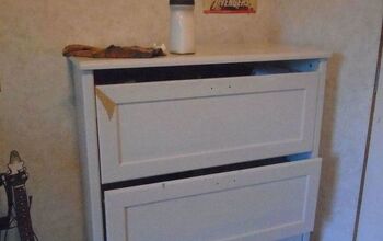 Decoupaged Boys Dresser Using a Coloring Book