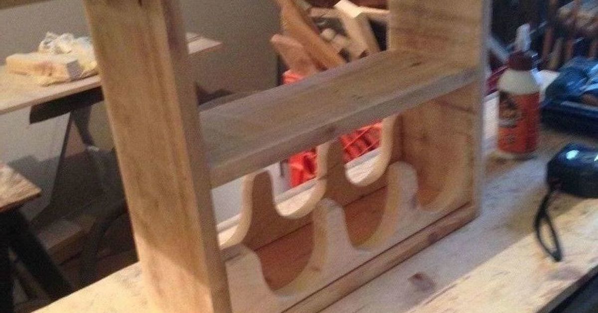 Pallet Wood Wine Rack | Hometalk
