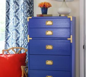 s 29 ways to get a splash of blue in your house, Get Your Dresser An Elegant New Look
