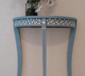 s 29 ways to get a splash of blue in your house, Have A Tiled Blue Corner Table