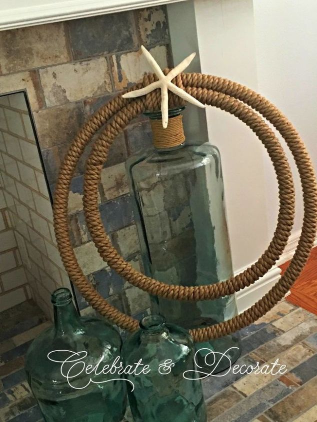 diy coastal wreath