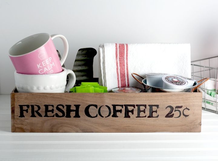 31 super cute easy diy ideas for your kitchen, Or This Vintage Coffee Station