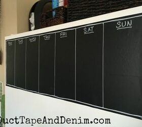 31 super cute easy diy ideas for your kitchen, Or This Chalkboard Meal Planner