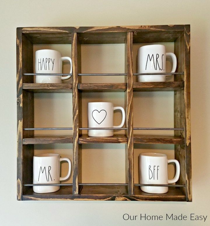 31 super cute easy diy ideas for your kitchen, This Handy Mug Holder