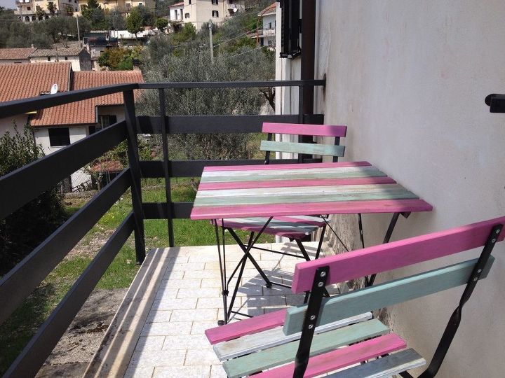 mesa y sillas de patio baratas se renuevan
