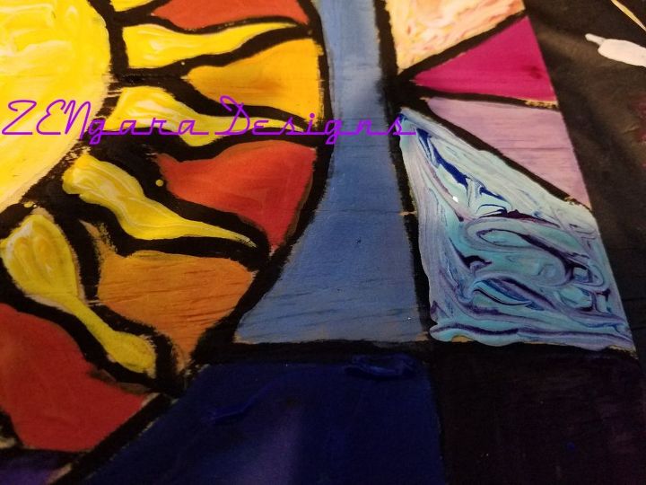 wood you like to turn any design into stained glass inspired art