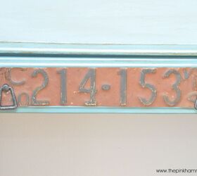 old license plates lying around check out these 28 snazzy decor ideas, Give Your Desk A New Wanderlust Theme